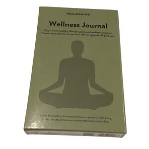 Moleskine Wellness Journal Hardcover 5 x 8.25" NWT